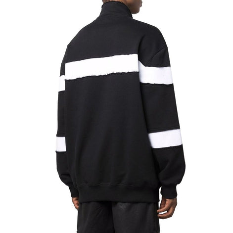 Balmain Black Cotton Sweatshirt Balmain