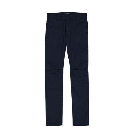 Balmain Blue Cotton Casual Pants Balmain