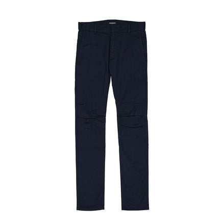 Balmain Blue Cotton Casual Pants Balmain