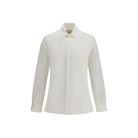 Valentino White Cotton Dress Shirt Valentino