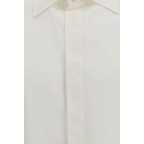 Valentino White Cotton Dress Shirt Valentino