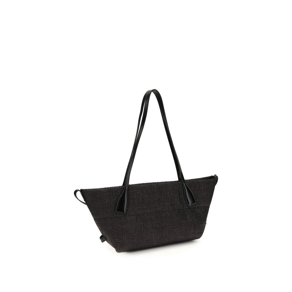 Balmain Black Raffia Shoulder Bag Balmain