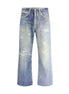 Our Legacy Blue Cotton Relaxed Fit Jeans