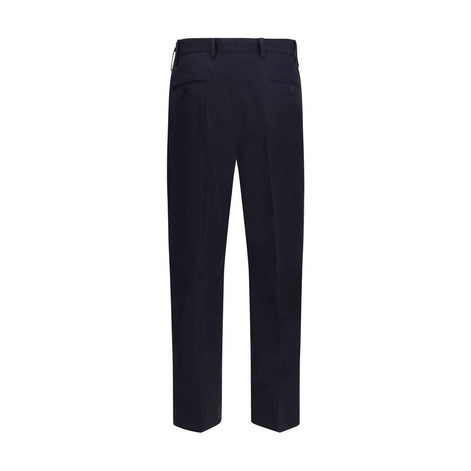 Prada Blue Cotton Dress Pants