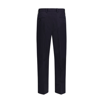 Prada Blue Cotton Dress Pants