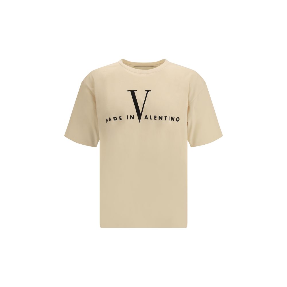 Valentino Cream Cotton T-Shirt Valentino