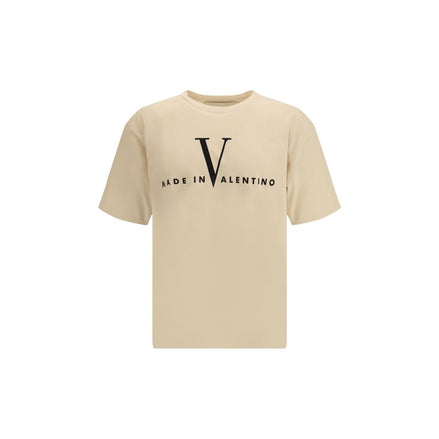 Valentino Cream Cotton T-Shirt Valentino