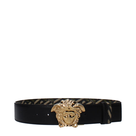 Versace Green Polyester Regular Belt Versace