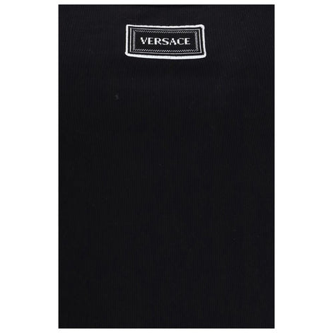 Versace Black Cotton Top Versace