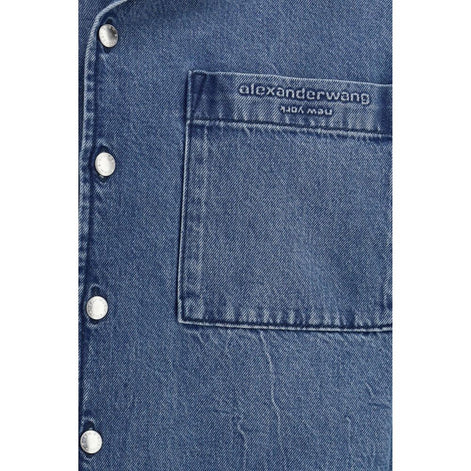 Alexander Wang Blue Denim Shirt Alexander Wang