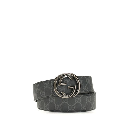 Gucci Black Calf Leather Bos Taurus Regular Belt Gucci
