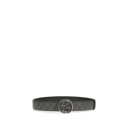 Gucci Black Calf Leather Bos Taurus Regular Belt Gucci
