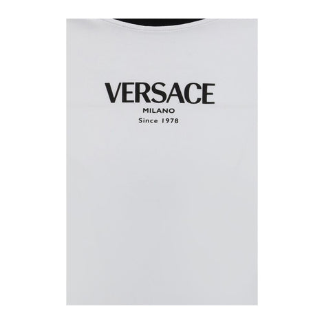 Versace White Viscose T-Shirt Versace