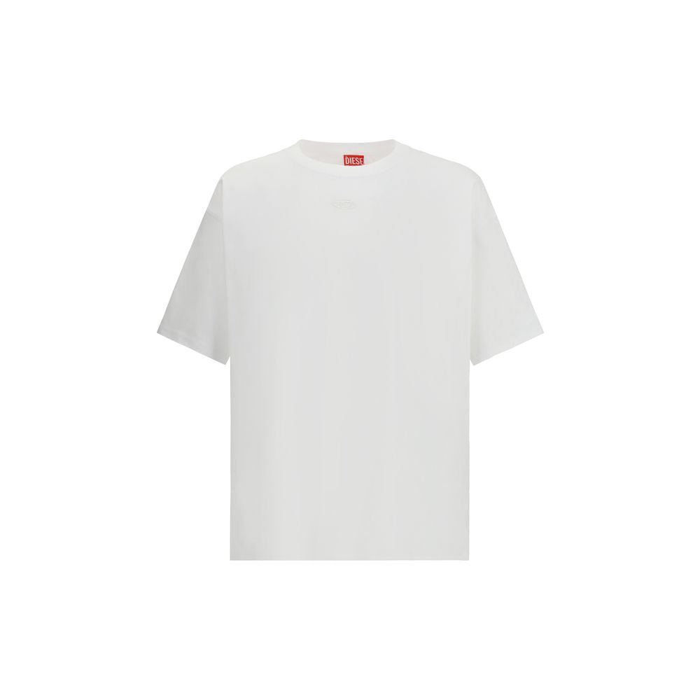 Diesel White Cotton T-Shirt Diesel