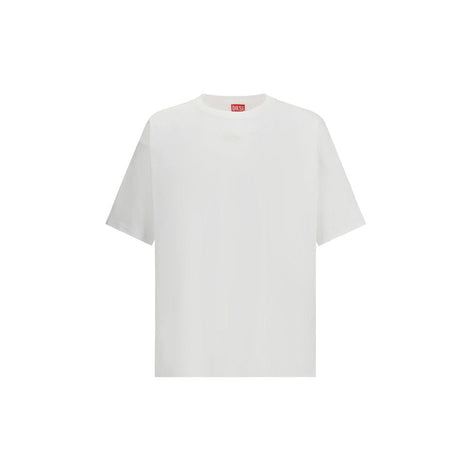 Diesel White Cotton T-Shirt Diesel