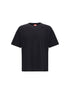 Diesel Black Cotton T-Shirt Diesel