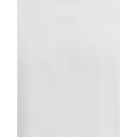 Diesel White Cotton T-Shirt Diesel