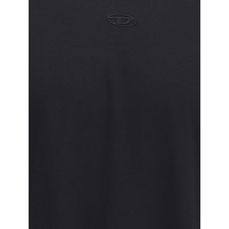 Diesel Black Cotton T-Shirt Diesel