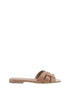 Saint Laurent Multicolor Calf Leather Bos Taurus Flat Sandals Saint Laurent