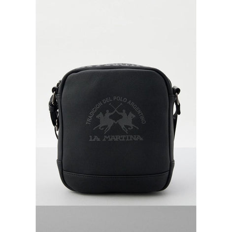 La Martina Black Polyethylene Crossbody Bag La Martina