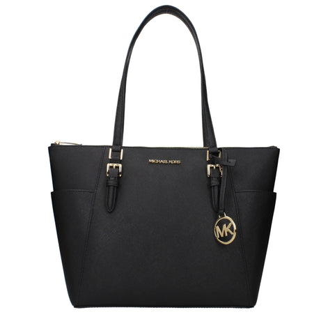 Michael Kors Black Leather Shoulder Bag Michael Kors