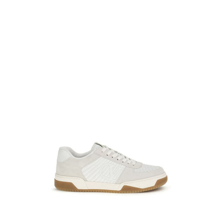 Valentino Garavani White Calf Leather Bos Taurus Athletic Sneakers Valentino Garavani
