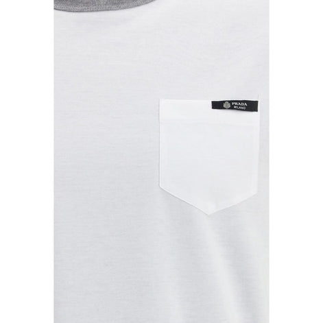 Prada White Cotton Sportswear