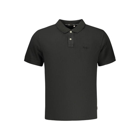 Pepe Jeans Black Cotton Men's Polo Shirt Pepe Jeans
