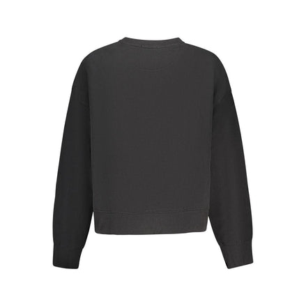 Pepe Jeans Black Cotton Women Sweatshirt Pepe Jeans
