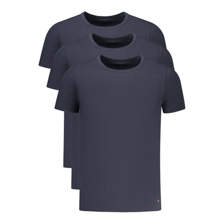 Tommy Hilfiger Blu Cotton Men T-Shirt Tommy Hilfiger