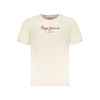 Pepe Jeans Beige Cotton Men's T-Shirt Pepe Jeans