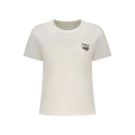 Pepe Jeans White Cotton Women T-Shirt Pepe Jeans