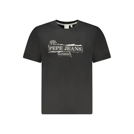Pepe Jeans Black Cotton Men's T-Shirt Pepe Jeans