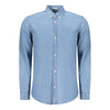 Pepe Jeans Azzurro Cotton Men Shirt Pepe Jeans