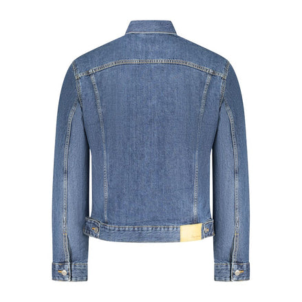Pepe Jeans Blu Cotton Men Jacket Pepe Jeans