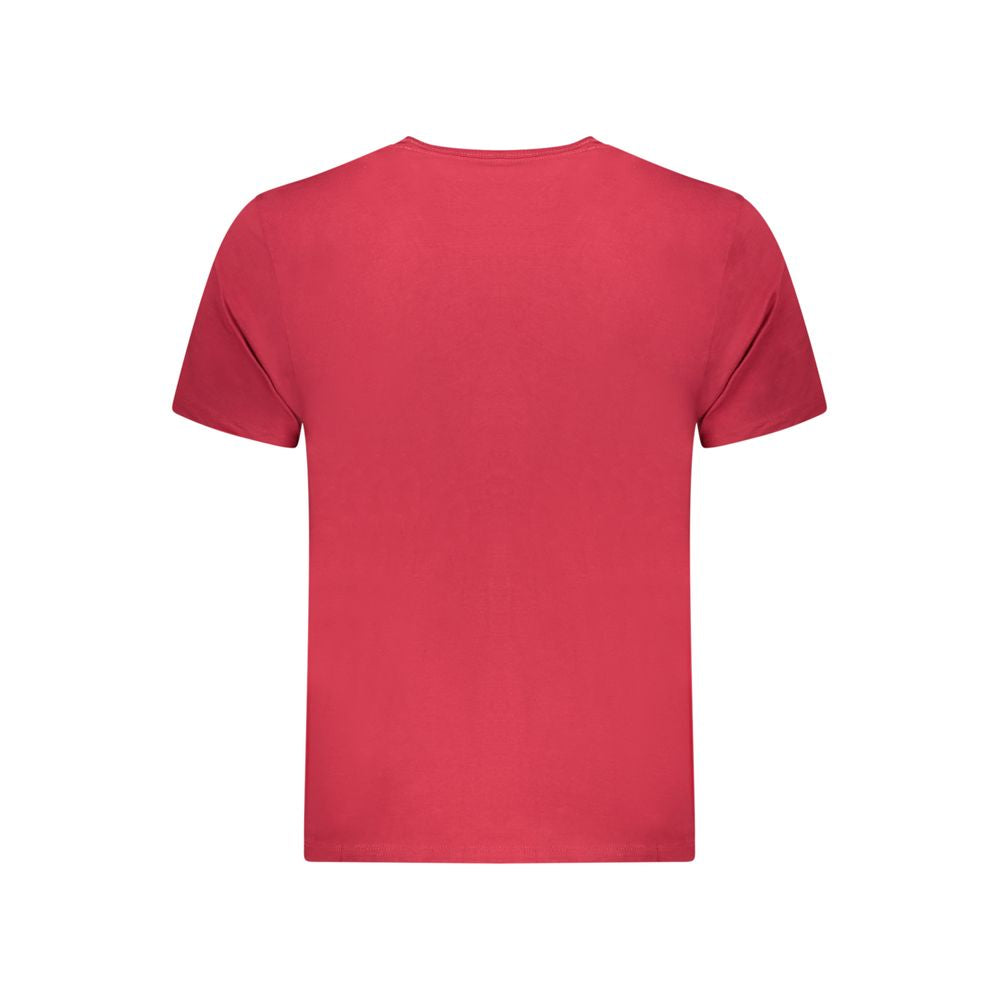 Pepe Jeans Rosso Cotton Men T-Shirt Pepe Jeans
