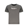 Pepe Jeans Grigio Cotton Men T-Shirt Pepe Jeans