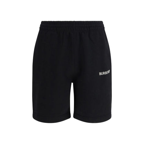 Burberry Black Cotton Bermuda Shorts Burberry