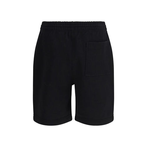 Burberry Black Cotton Bermuda Shorts Burberry
