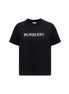 Burberry Black Cotton T-Shirt Burberry