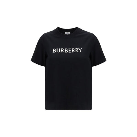 Burberry Black Cotton T-Shirt Burberry