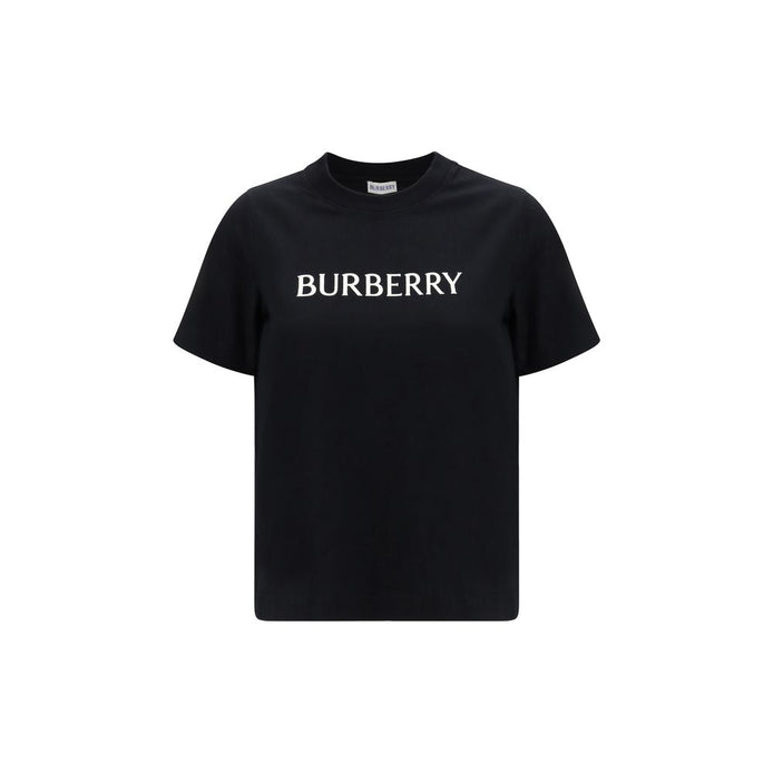 Burberry Black Cotton T-Shirt Burberry