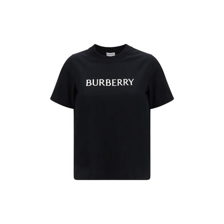 Burberry Black Cotton T-Shirt Burberry