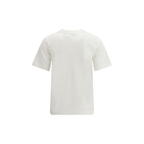 Burberry White Cotton T-Shirt Burberry