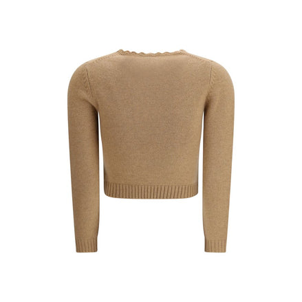 Sweat-shirt en laine marron Chloé