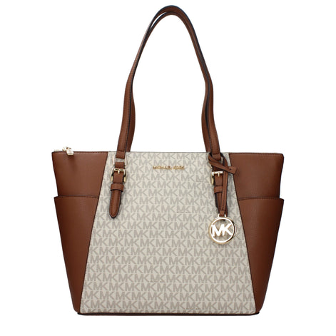 Michael Kors Beige Leather Shoulder Bag Michael Kors