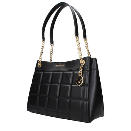 Michael Kors Black Leather Shoulder Bag Michael Kors