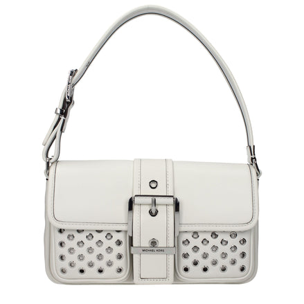Michael Kors White Leather Shoulder Bag Michael Kors