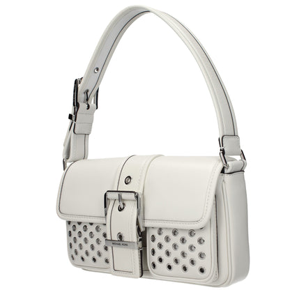 Michael Kors White Leather Shoulder Bag Michael Kors