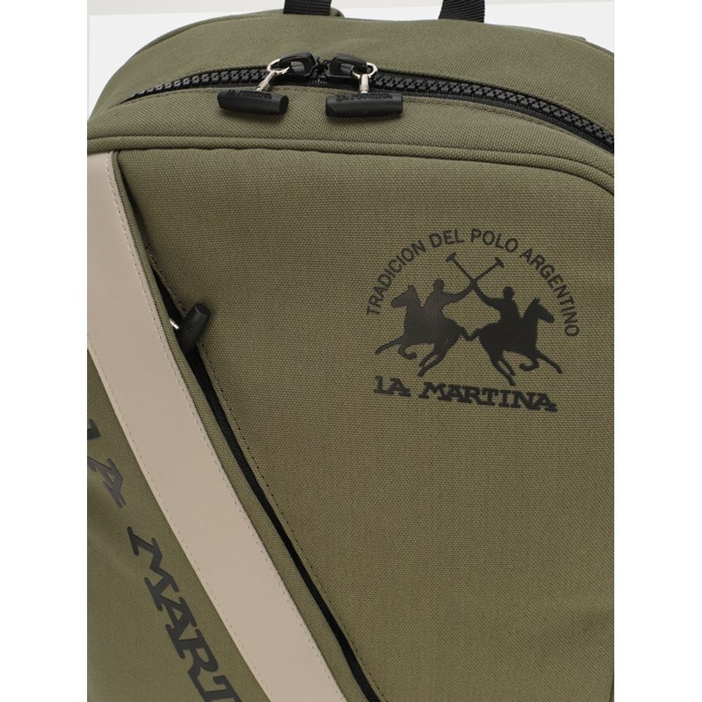 La Martina Bicolor Canvas Backpack La Martina